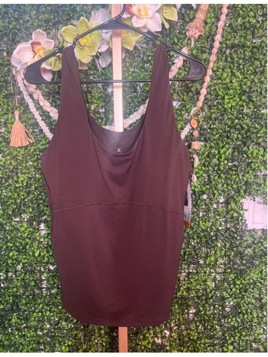 Danskin Tops - Women's Danskin Crescent Bra Tank Top XXL Brown
